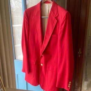 Classic Red Men's Blazer